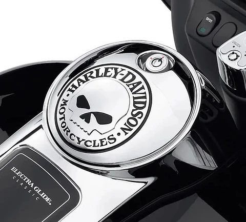 Harley-davidson 1992-07 Willie G Skull Console Fuel Door