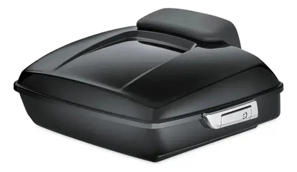 Harley-davidson 2014+ Chopped Tour-pak Luggage - Vivid Black 1