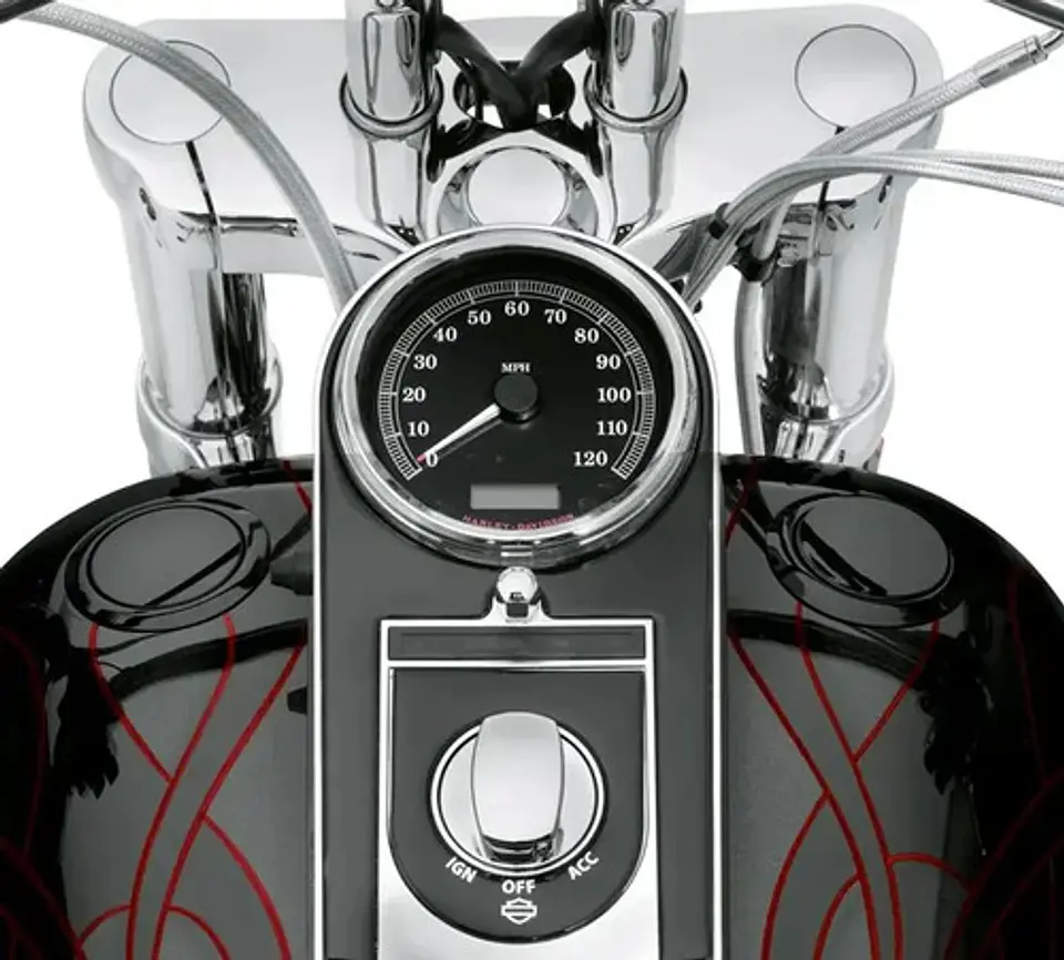 Harley-davidson Dyna 09-17 Flush-mount Fuel Cap N Gauge Kit 2