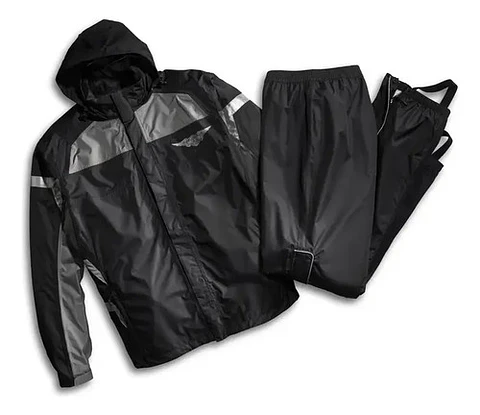 Harley-davidson Capa Men's Reflective Rainsuit Tall