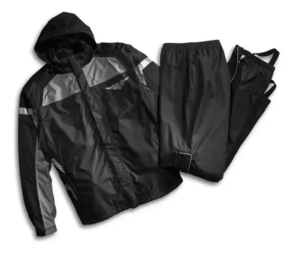 Harley-davidson Capa Men's Reflective Rainsuit Tall 1