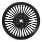 Fat Spoke Wheels Rims For Harley-davidson Touring 2009-24 - Thumbnail 3