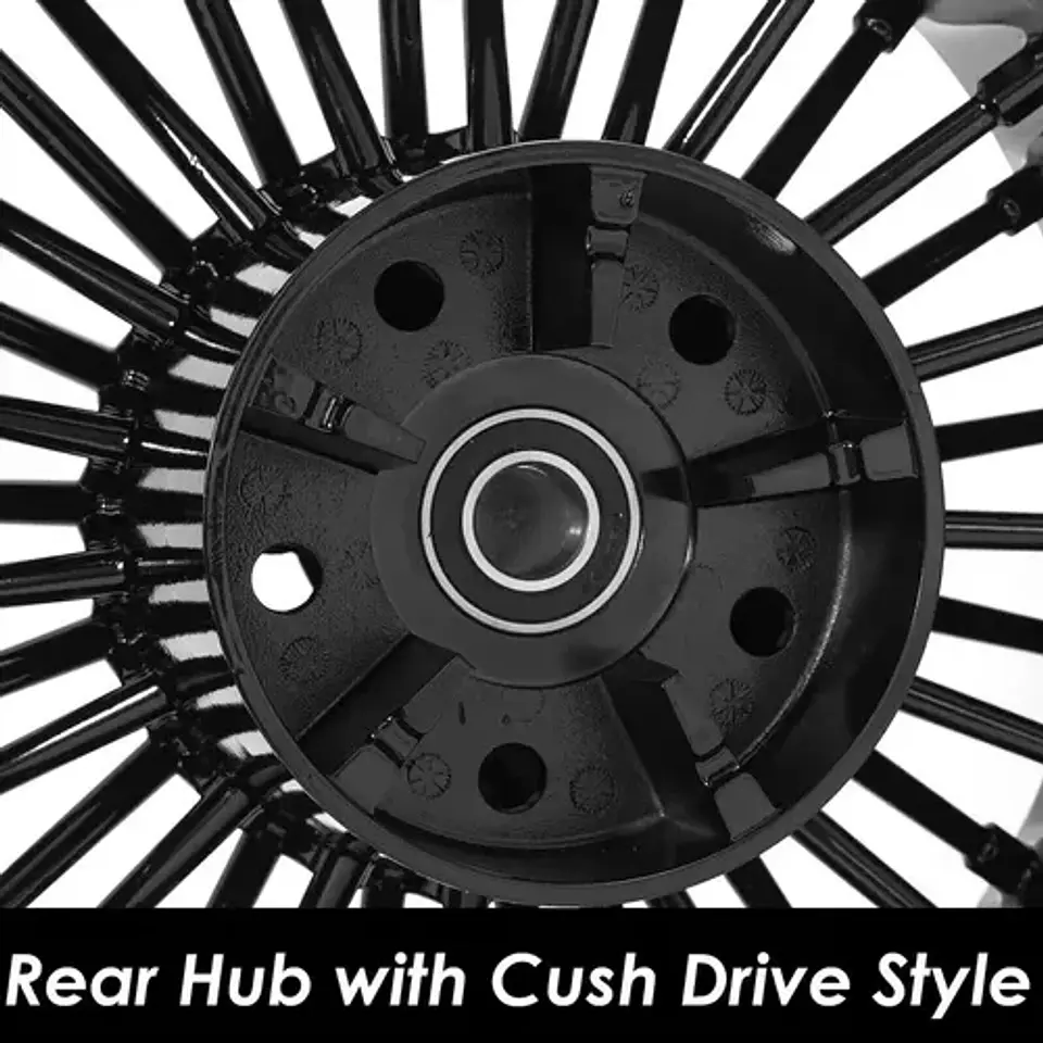 Fat Spoke Wheels Rims For Harley-davidson Touring 2009-24 5