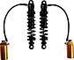Ohlins Shock Remote Reservoir Stx36 Harley-davidson Touring - Thumbnail 1
