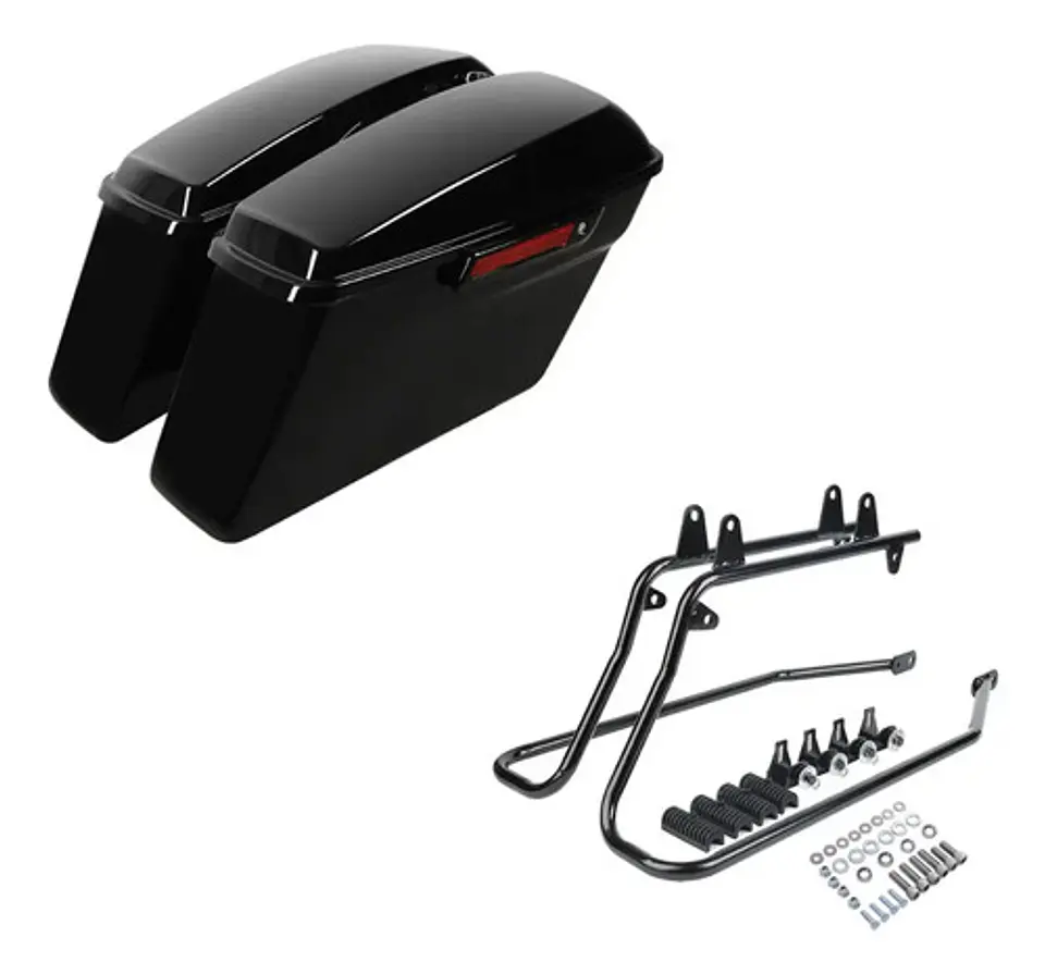 Hard Saddlebags + Supports Para Harley-davidson Softail 1