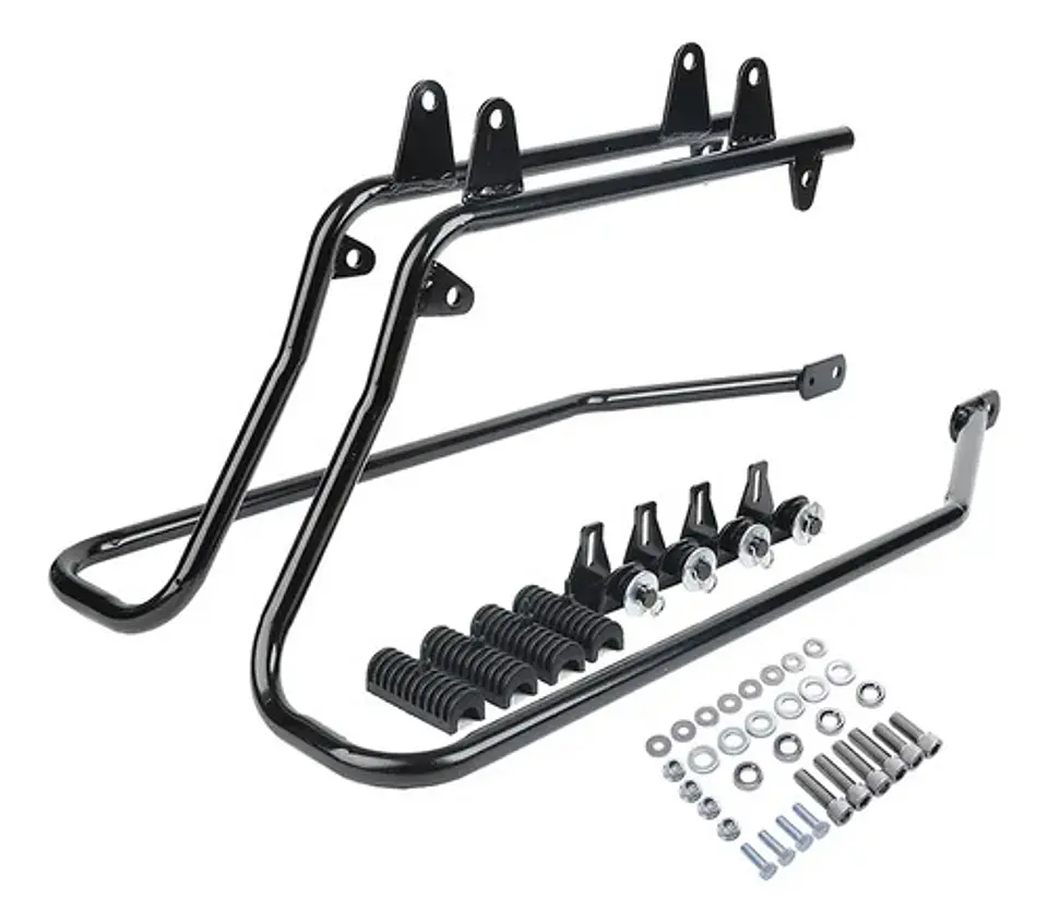 Hard Saddlebags + Supports Para Harley-davidson Softail 4