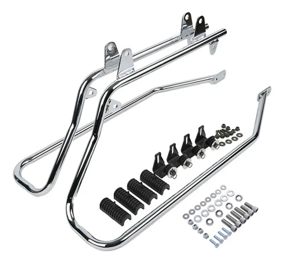 Hard Saddlebags + Supports Para Harley-davidson Softail 13