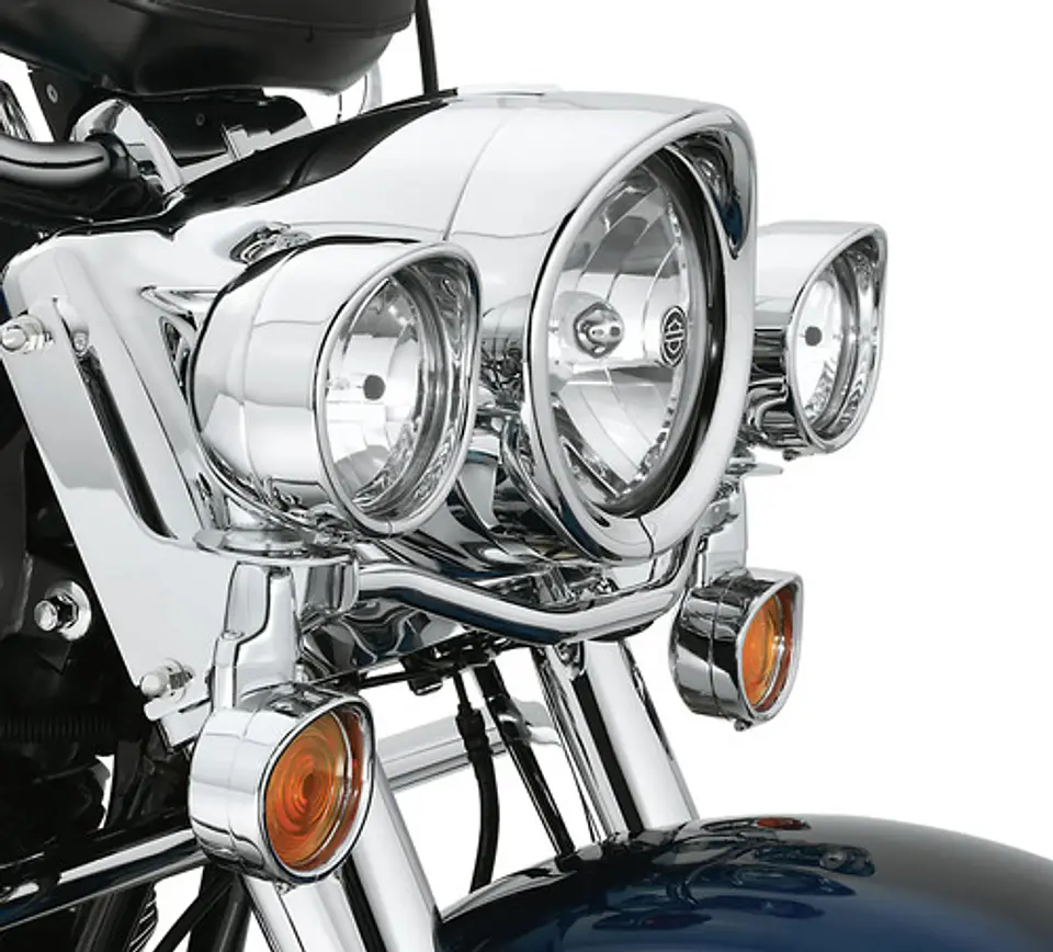 Harley-davidson Visor Style Passing Lamp Trim Ring 69732-05 1
