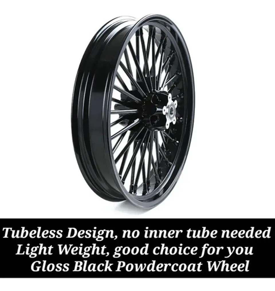 Roda Fat Spoke 19x2.5 + 16x3 Para Harley-davidson Sportster 6