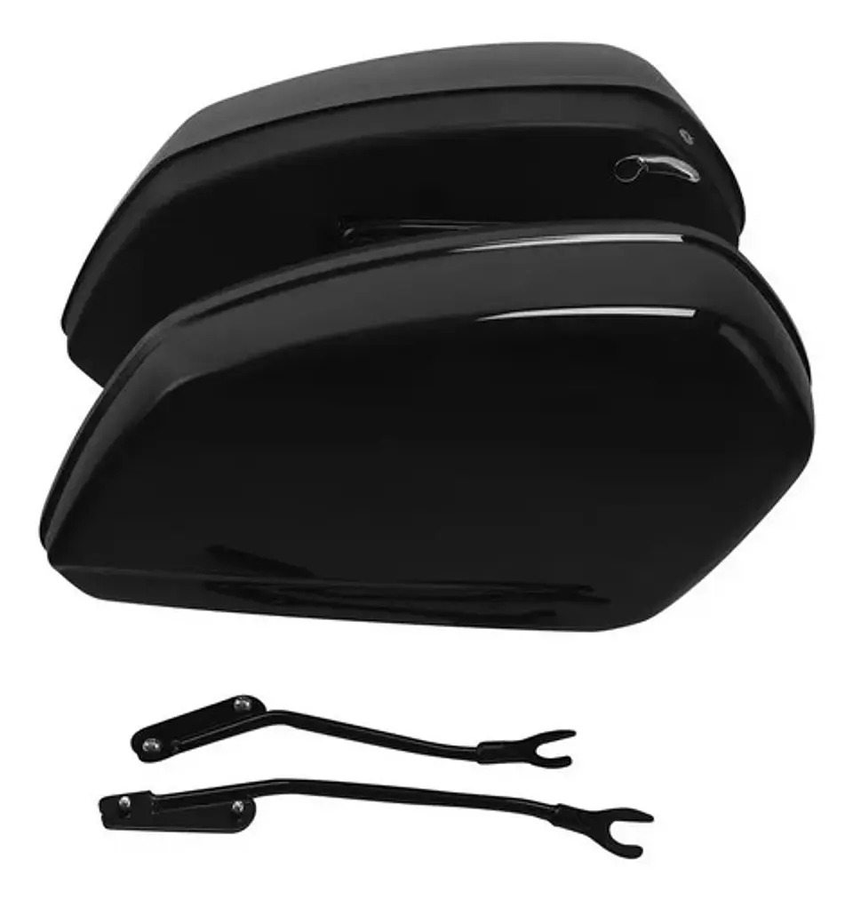 Tcmt Saddlebags + Brackets For Harley-davidson Low Rider 6