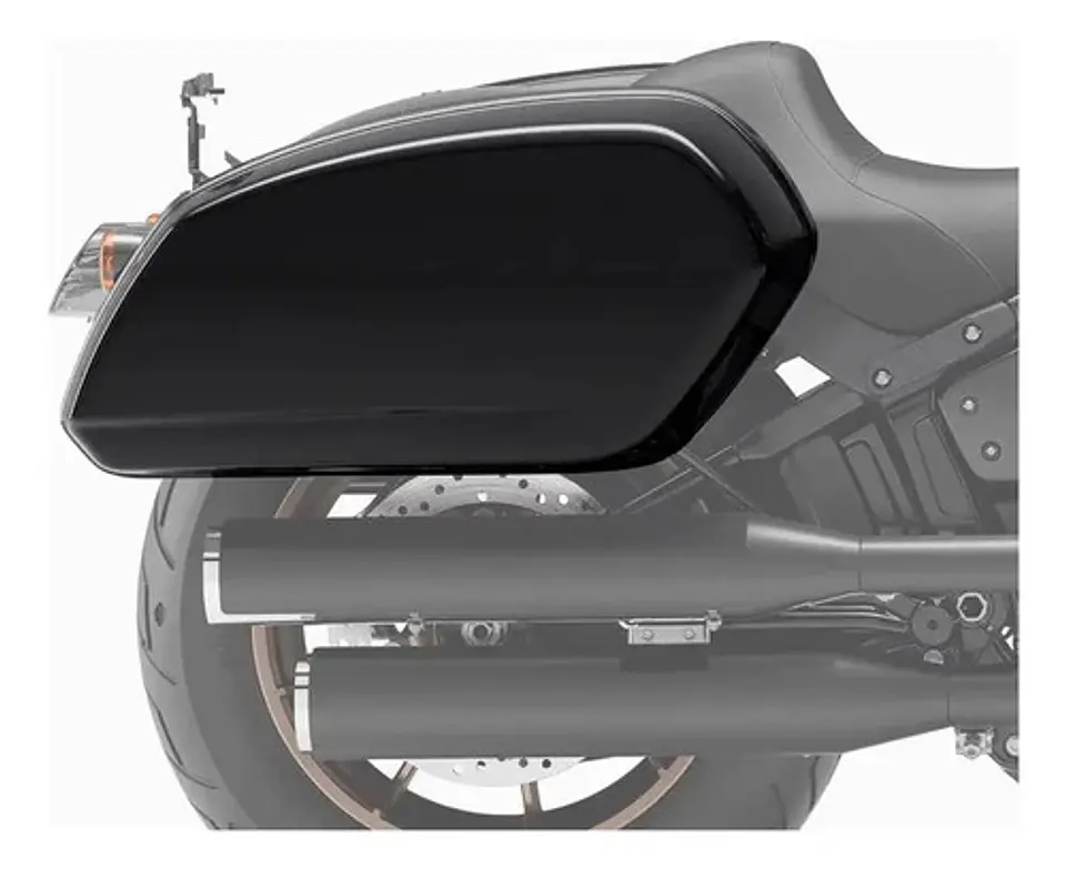 Tcmt Saddlebags + Brackets For Harley-davidson Low Rider 7