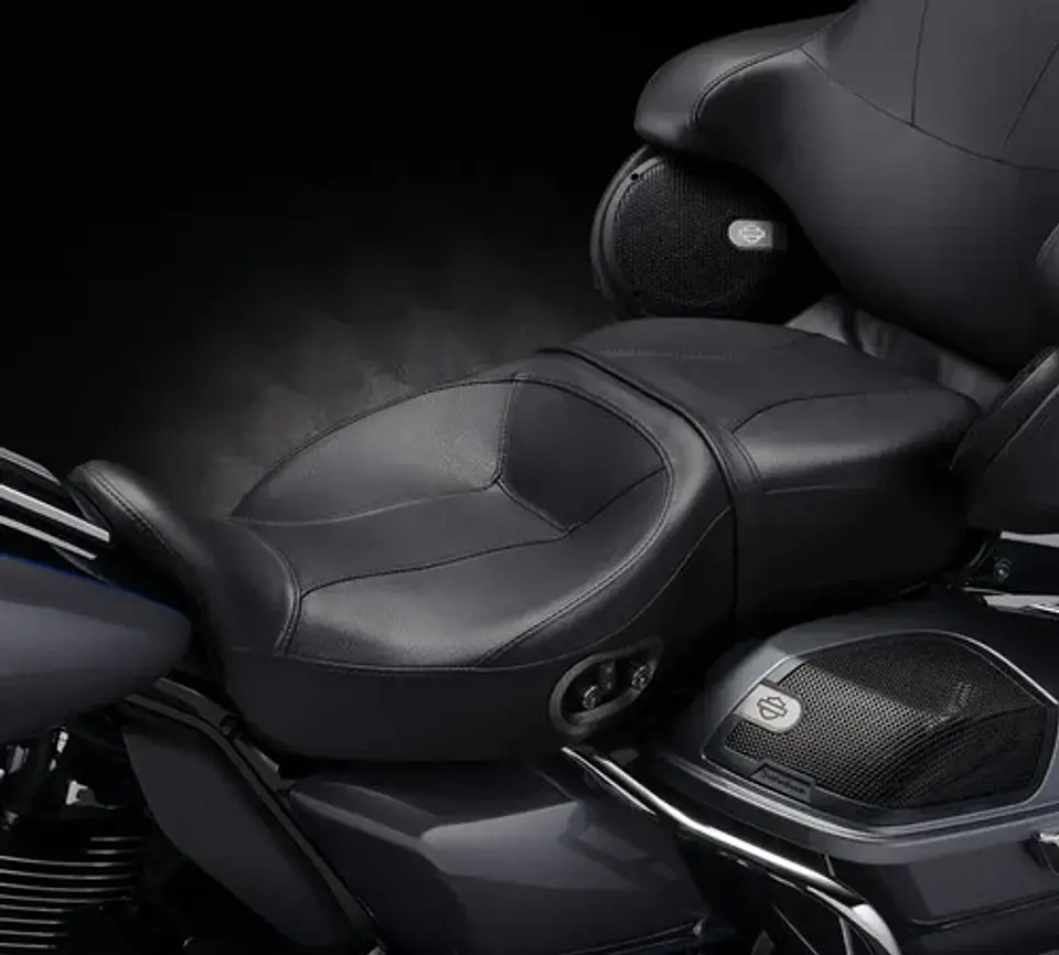 Harley-davidson Touring 2014+ Hammock Heated And Cooled Seat 3