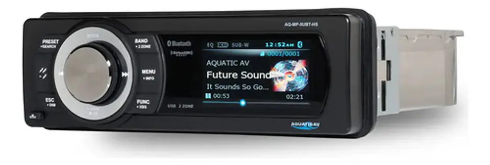 Aquatic Av Radio Mp5+ Stereo For Harley-davidson 1998-2013 3
