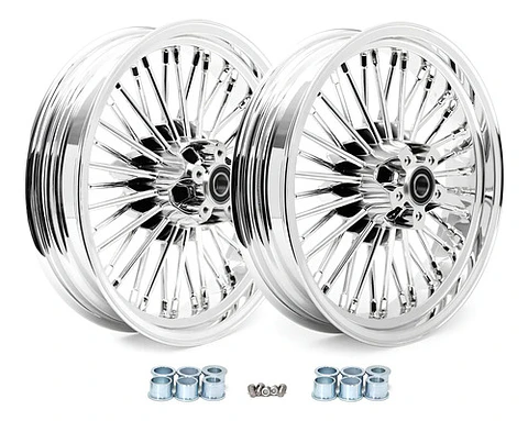 Fat Spoke Wheel Set 16 X 3,5 Harley-davidson Chrome