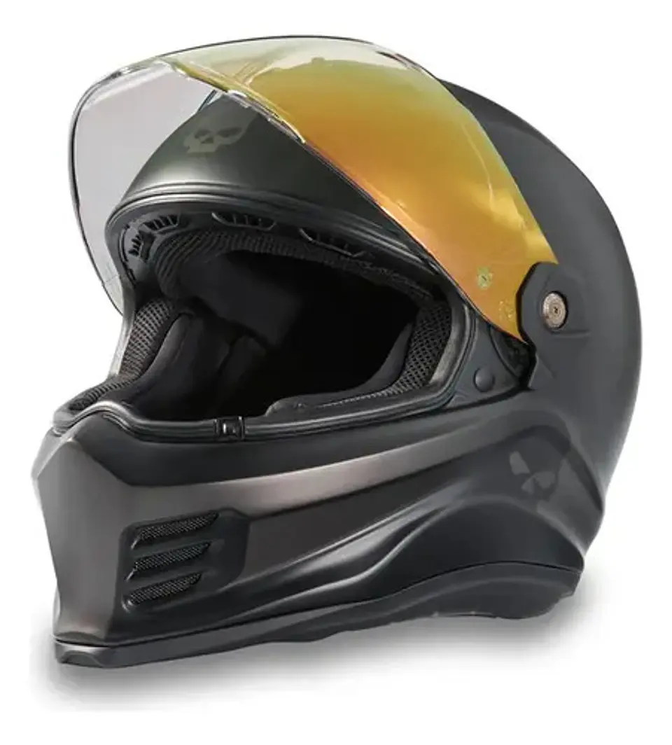 Harley-davidson Division X15 Sunshield Full Face Skull 4