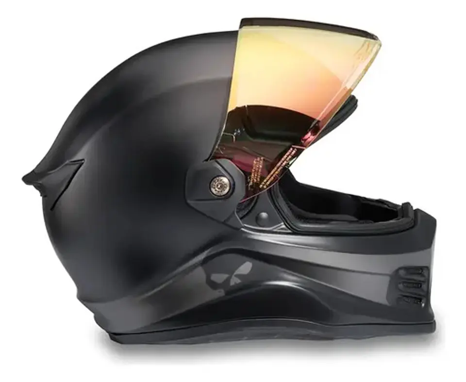 Harley-davidson Division X15 Sunshield Full Face Skull 5