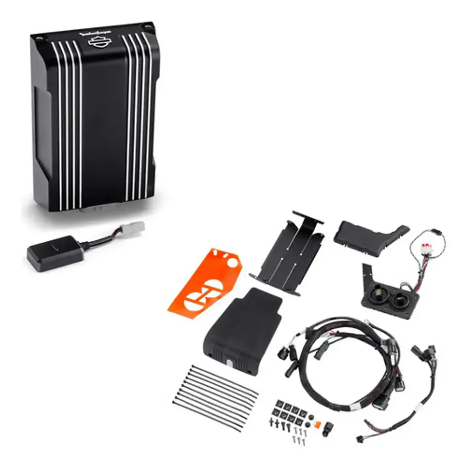 Harley-davidson 14+ Audio Rockford Fosgate Amplificador 400w 1