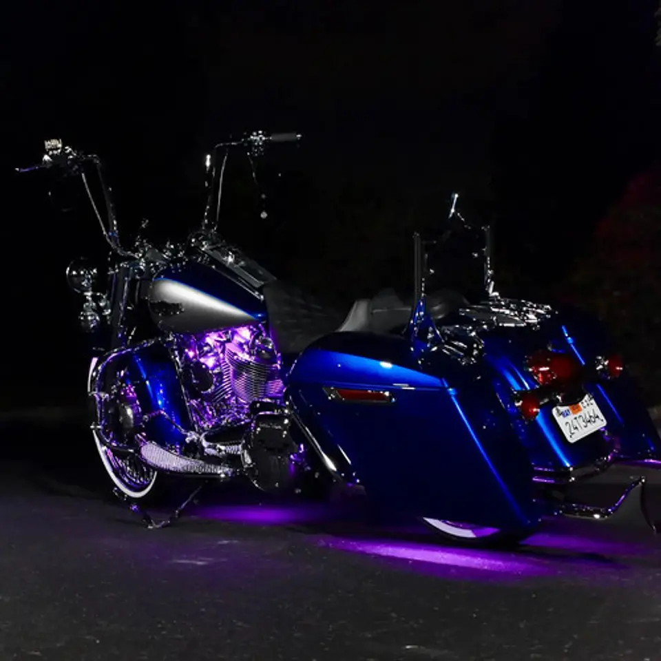 Hogworkz Led Motorcycle Underglow Accent Lighting 12 Strip 7