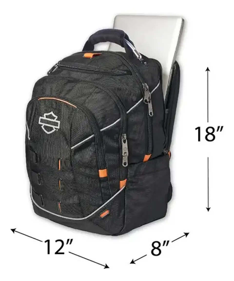 Harley-davidson Steel Cable 2 Backpack 98222-25lx 4