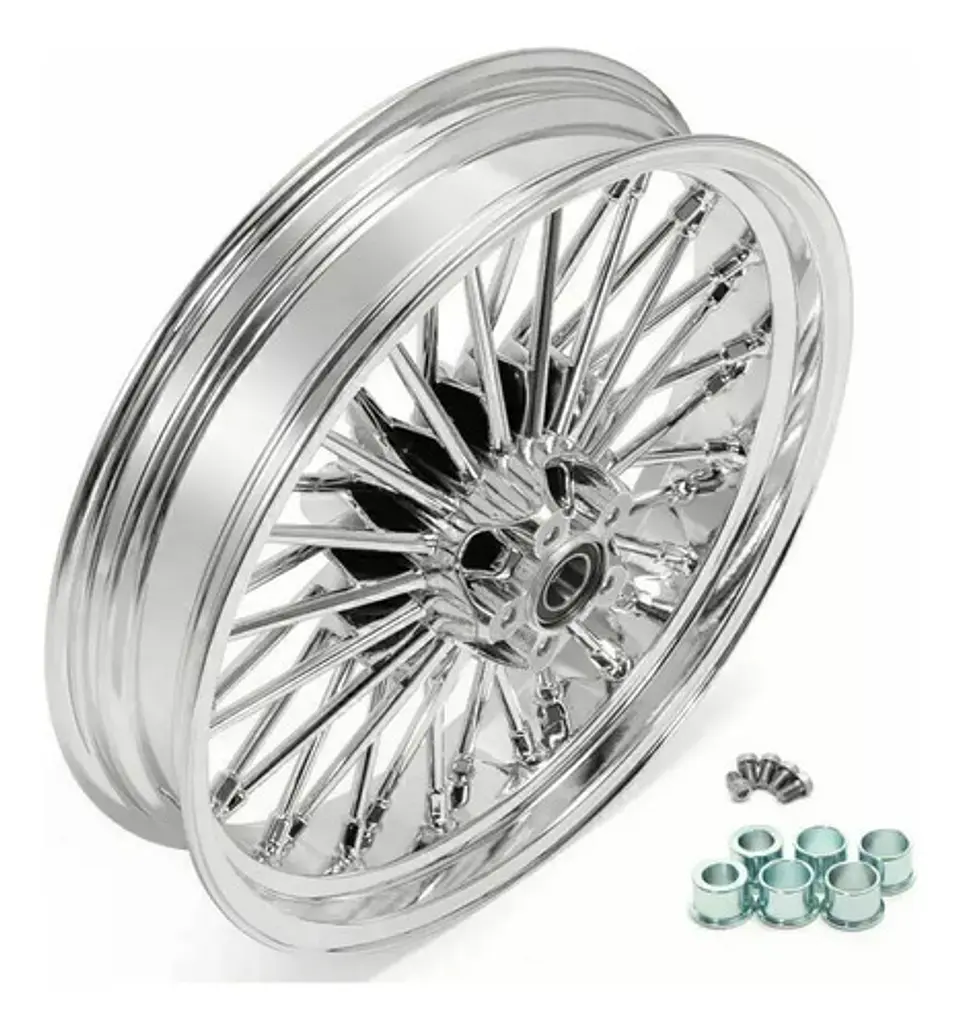 Fat Spoke Front Wheel 18 X 3,5 Para Harley-davidson Softail 3
