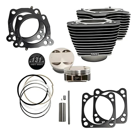S&s Cycle 131 Pol. Cylinder Kit For Harley-davidson M8 2017+