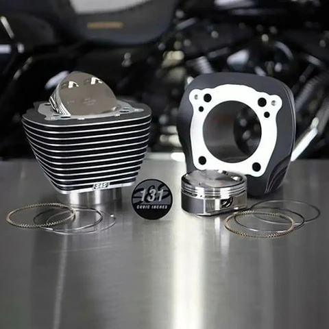 S&s Cycle 131 Pol. Cylinder Kit For Harley-davidson M8 2017+