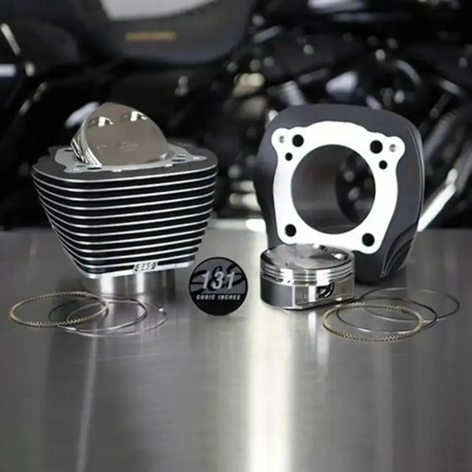 S&s Cycle 131 Pol. Cylinder Kit For Harley-davidson M8 2017+ 2