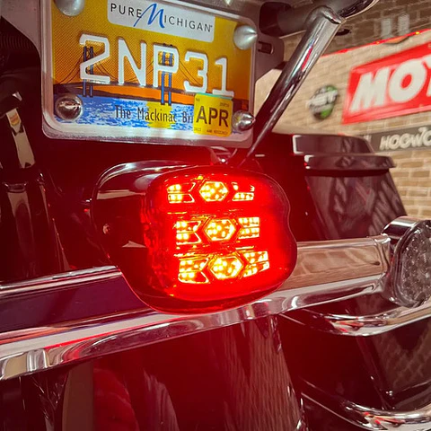 Hogworkz Luminz Led Taillight + Plate Light & Signals Harley
