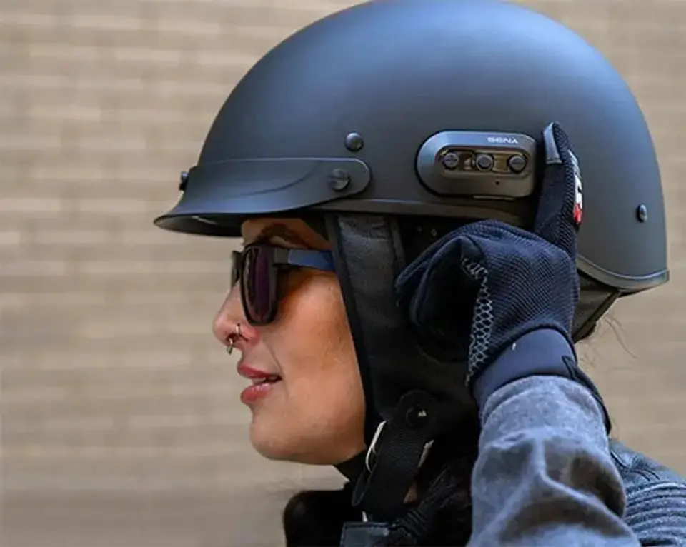 2025 Sena Cavalry 2 Mesh Intercom Enabled Half Helmet 7
