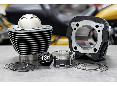 S&s Cycle 136 Pol. Cylinder Kit For Harley-davidson M8 2017+