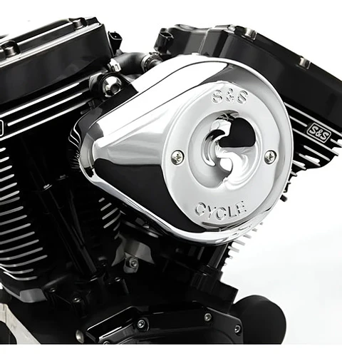 S&s Cycle Teardrop Chrome Stealth Air Cleaner 170-0528