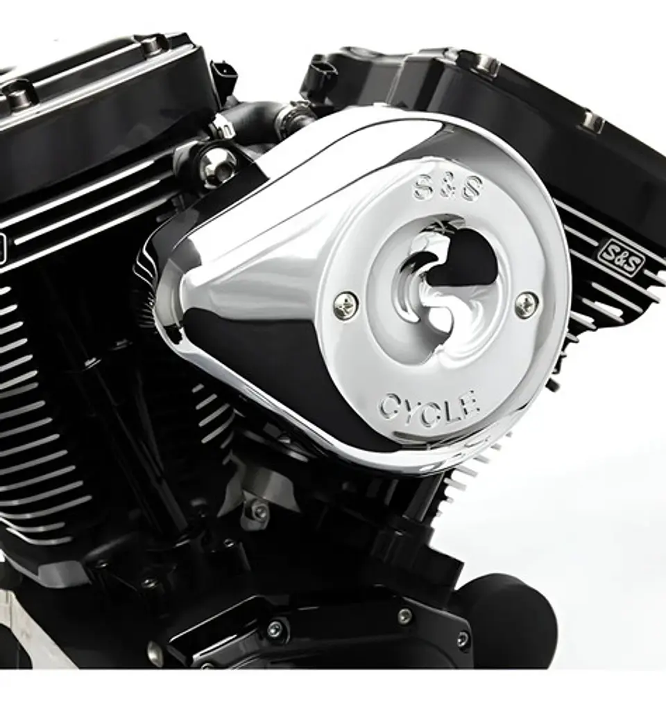 S&s Cycle Teardrop Chrome Stealth Air Cleaner 170-0528 1
