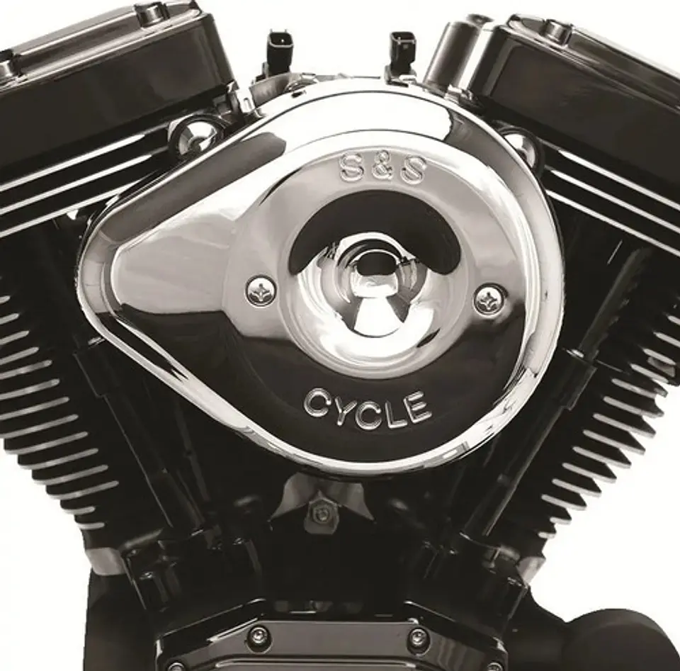 S&s Cycle Teardrop Chrome Stealth Air Cleaner 170-0528 2