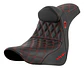 Saddlemen Pro Series Gripper Seat With Back Rest For Harley - Thumbnail 3