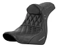 Saddlemen Pro Series Gripper Seat With Back Rest For Harley - Thumbnail 6