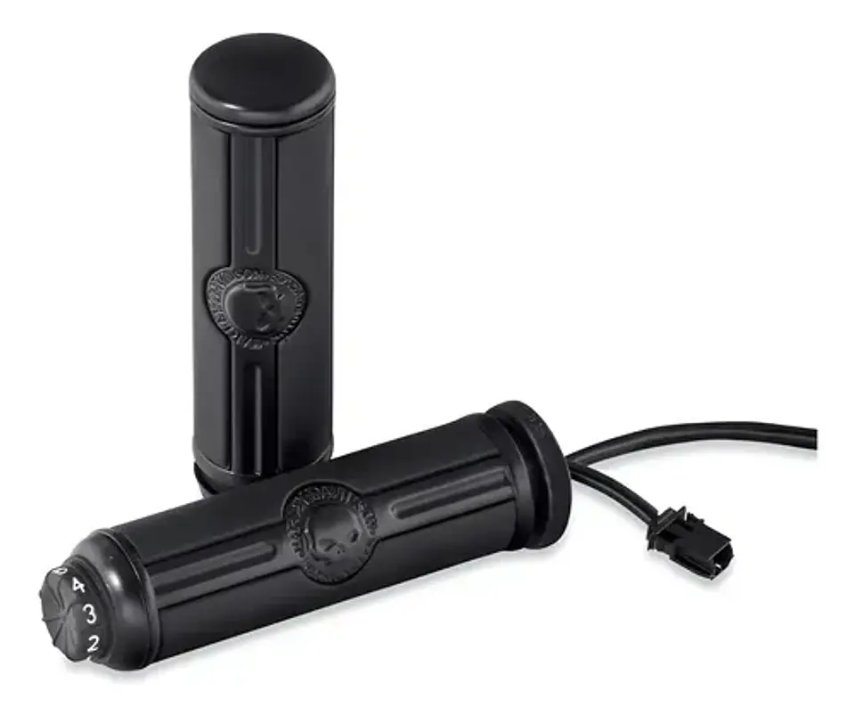 Harley-davidson Willie G Skull Heated Hand Grips 1