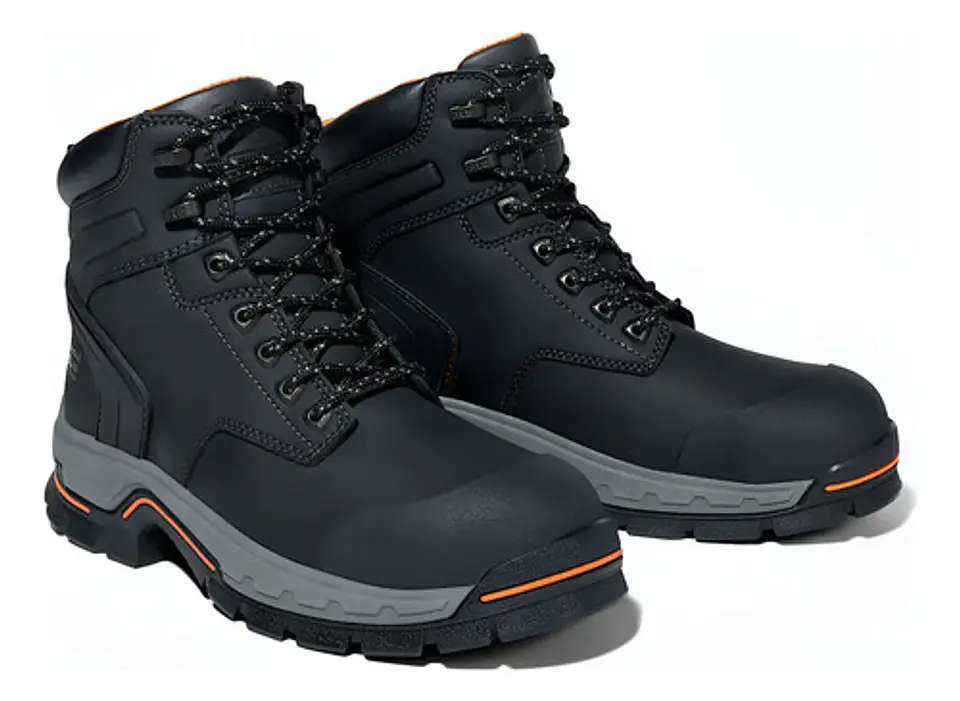 Timberland Men's Stockdale 6 Pol. Alloy Toe Work Boot 1