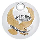 Harley-davidson Touring 2008-25 Live To Ride Fuel Tank Door - Thumbnail 1