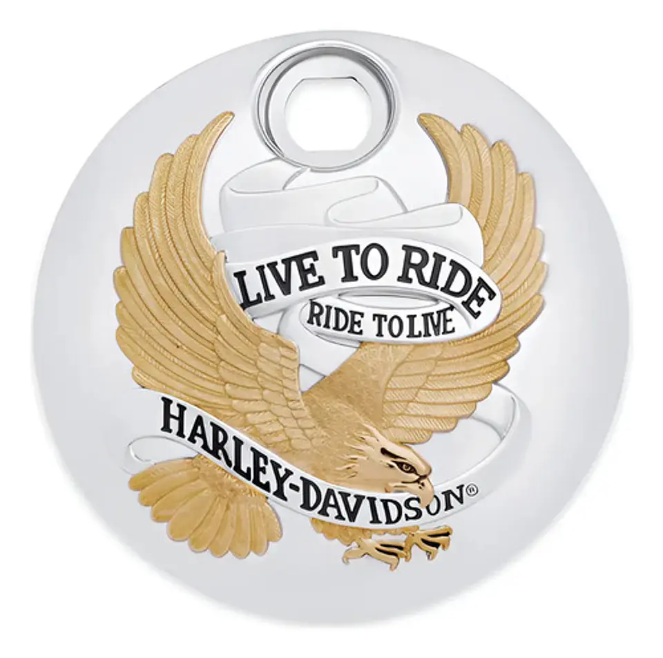 Harley-davidson Touring 2008-25 Live To Ride Fuel Tank Door 1