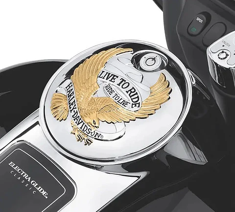 Harley-davidson Touring 2008-25 Live To Ride Fuel Tank Door