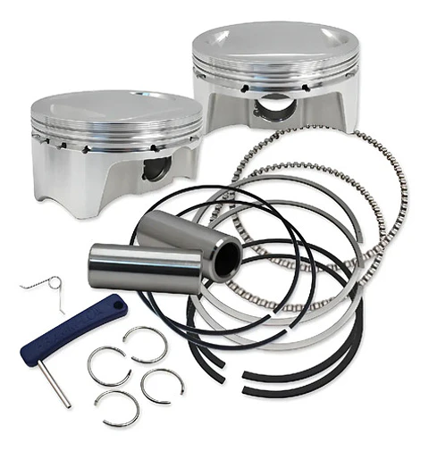 S&s Cycle 107 Big Bore Forged Pistons For Harley 2007-2016