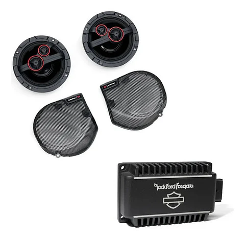 Harley-davidson Street Glide Rockford Fosgate Stage 3 Kit