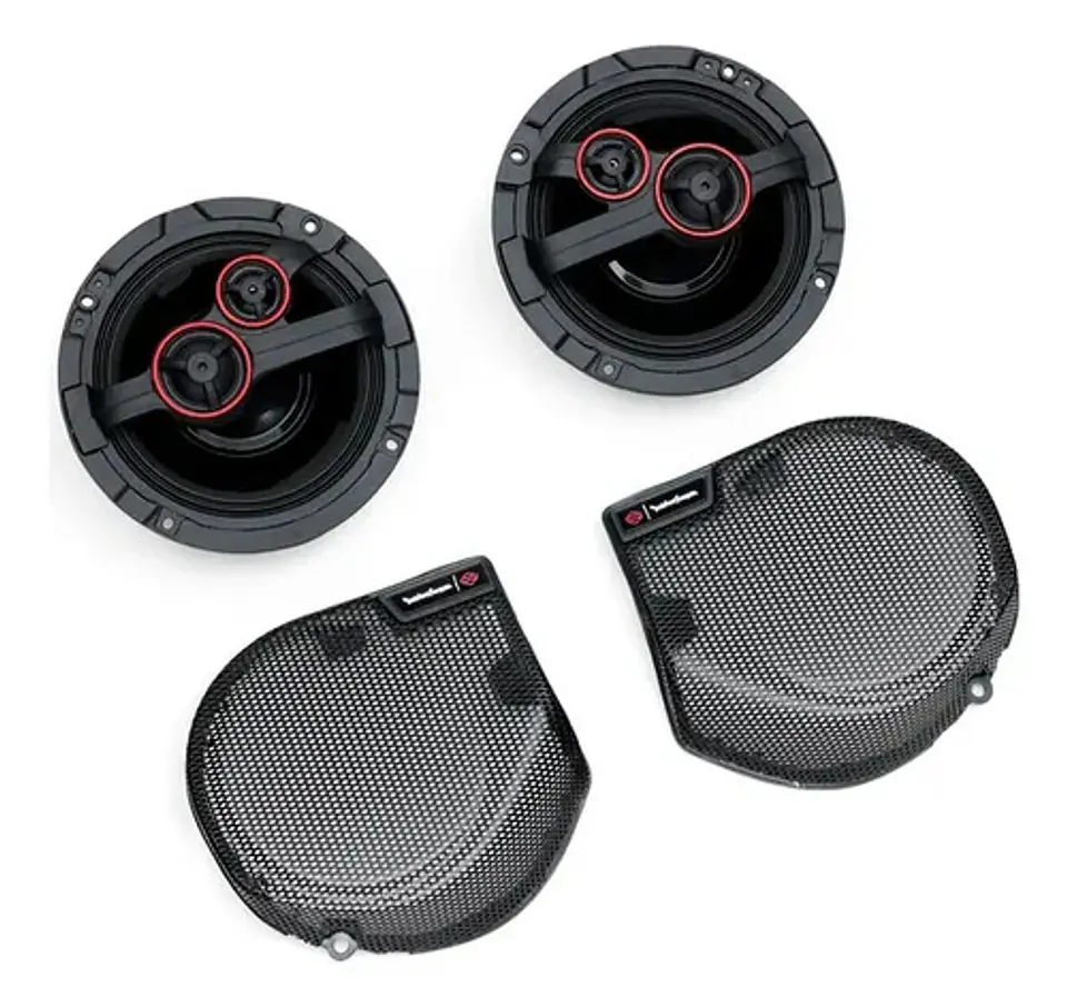 Harley-davidson Street Glide Rockford Fosgate Stage 3 Kit 2