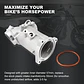 Aluminum Manifold 55mm M8 Engine Intake For Harley-davidson - Thumbnail 6