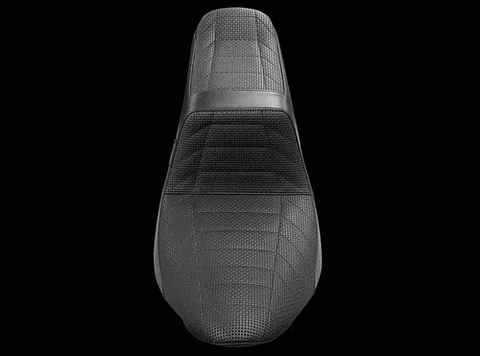 Le Pera Tailwhip Seat Track Pleated Harley Low Rider 2018+