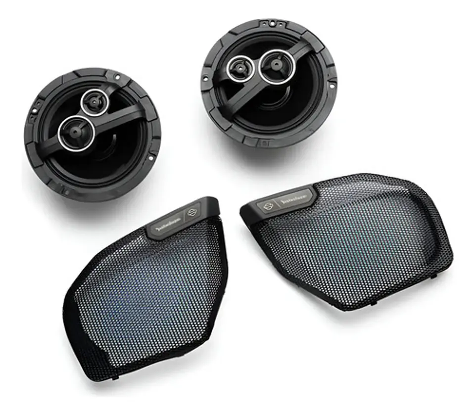 Harley-davidson Road Glide Rockford Fairing Speakers Stage 2 1