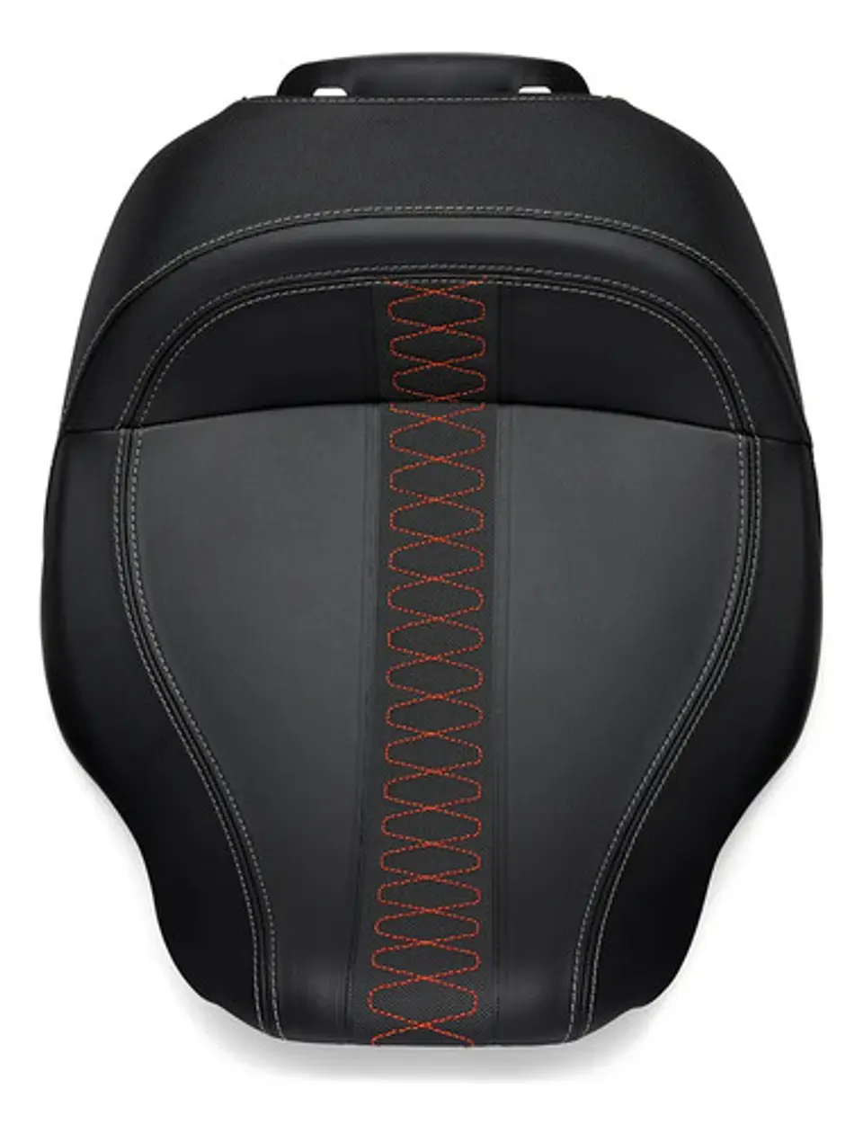 Harley-davidson Low-profile Solo Touring Seat Orange Stitch 2
