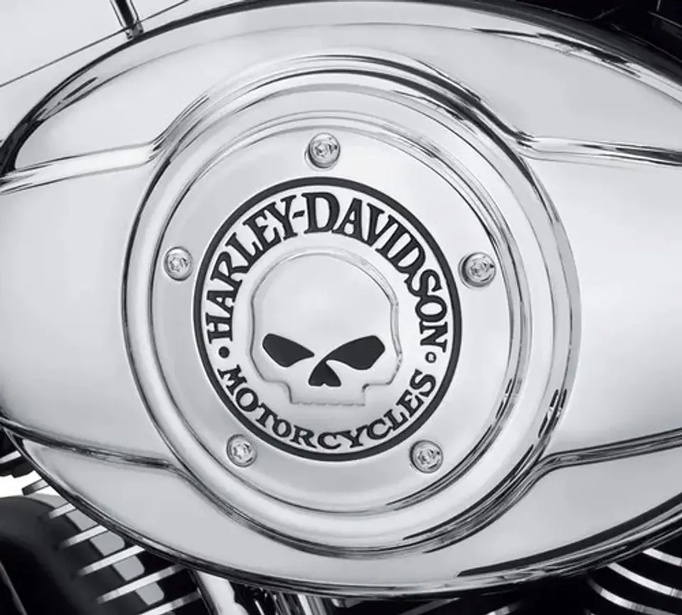 Harley-davidson Capa Filtro Ar Willie G Skull Cromada 1