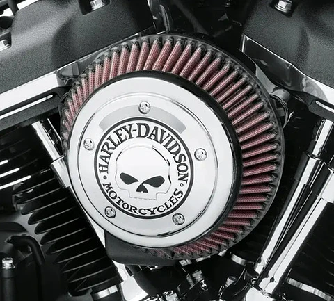 Harley-davidson Capa Filtro Ar Willie G Skull Cromada