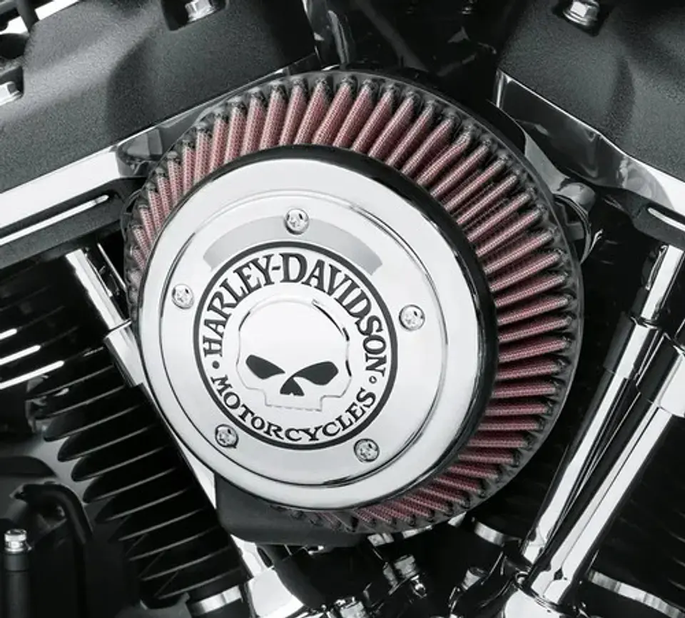 Harley-davidson Capa Filtro Ar Willie G Skull Cromada 2